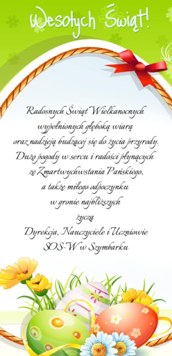 Życzenia Wielkanocne