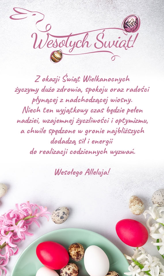 Życzenia Wielkanocne